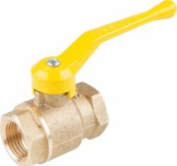 Кран газовый шаровой ЦВЕТЛИТ 1/2" (ЦРБ0046) купить в сети строительных магазинов Мастак