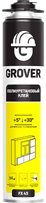 Клей монтажный GROVER FX 45 бежевый 750 мл купить в сети строительных магазинов Мастак