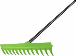 Грабли зубчатые ЦЕНТРОИНСТРУМЕНТ Невесомость (1107-Ч) купить в сети строительных магазинов Мастак