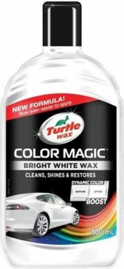 Полироль TURTLE WAX Color Magic белый 500 мл (52712) купить в сети строительных магазинов Мастак