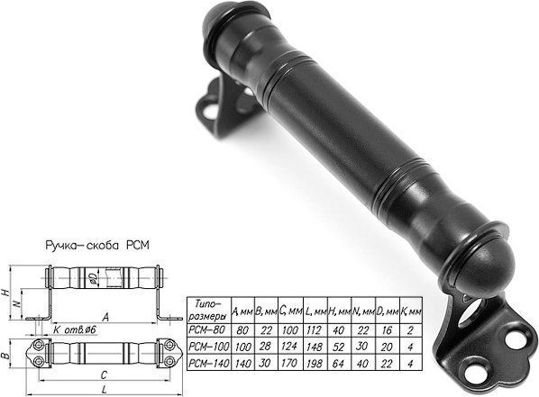 Ручка дверная скоба 100 мм STARFIX металлическая черная матовая (SMP-10683-1) купить в Мастак Ручка дверная скоба 100 мм STARFIX металлическая черная матовая (SMP-10683-1) купить в сети строительных магазинов Мастак