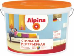 Краска ПВА ALPINA Стильная интерьерная бесцветный База 3 2