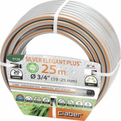 Шланг поливочный CLABER Silver elegant plus 3/4" 25 м (19-25 MM) купить в сети строительных магазинов Мастак