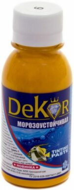 Колер DEKOR №6 апельсиновый 0