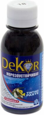 Колер DEKOR №18 черный 0