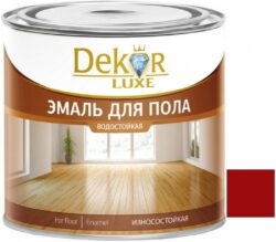 Эмаль алкидная DEKOR GOLD Для пола красно-коричневая 1