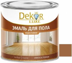 Эмаль алкидная DEKOR GOLD Для пола светлый орех 1