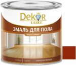 Эмаль алкидная DEKOR GOLD Для пола терракот 1