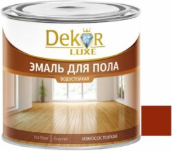 Эмаль алкидная DEKOR GOLD Для пола терракот 1