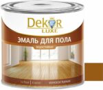 Эмаль алкидная DEKOR GOLD Для пола золотисто-коричневая 1