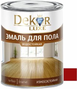 Эмаль алкидная DEKOR GOLD Для пола красно-коричневая 0