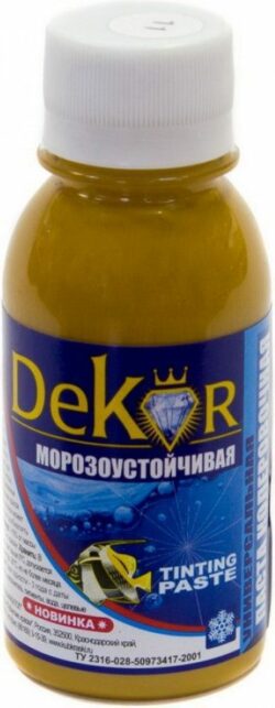 Колер DEKOR №11 охра 0