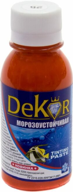 Колер DEKOR №25 персик 0