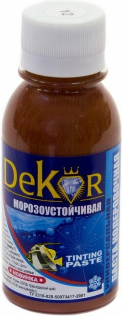 Колер DEKOR №12 шиповник 0