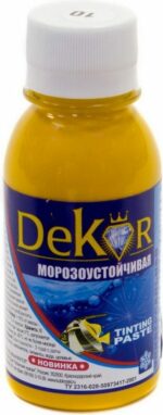 Колер DEKOR №10 ярко-желтый 0