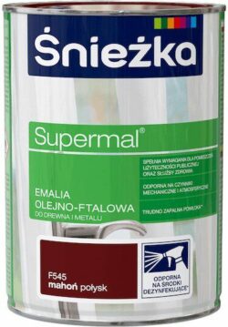 Эмаль масляно-фталевая SNIEZKA Supermal красное дерево 0