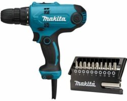 Дрель-шуруповерт сетевая MAKITA DF 0300 (DF0300X2) купить в сети строительных магазинов Мастак