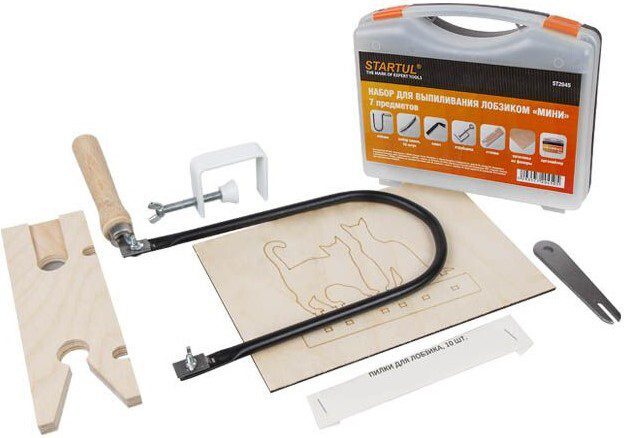 Набор для выпиливания лобзиком STARTUL Мини 7 предметов (ST2045) купить в Мастак Набор для выпиливания лобзиком STARTUL Мини 7 предметов (ST2045) купить в сети строительных магазинов Мастак