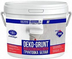 Грунтовка ТАЙФУН Мастер DEKO-GRUNT с кварцевым наполнителем 5 кг купить в сети строительных магазинов Мастак