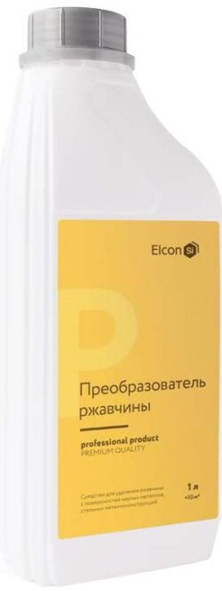 Преобразователь ржавчины ELCON P 1 л купить в сети строительных магазинов Мастак