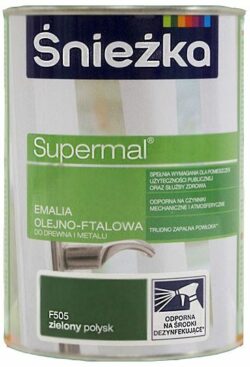 Эмаль масляно-фталевая SNIEZKA Supermal зеленая 0