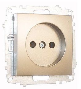 Розетка скрытая EL-BI Zena титан (609-011400-215) купить в Мастак Розетка скрытая EL-BI Zena титан (609-011400-215) купить в сети строительных магазинов Мастак