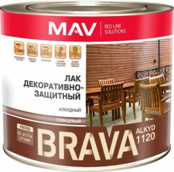 Лак алкидный BRAVA ALKYD 1120 бесцветный 2