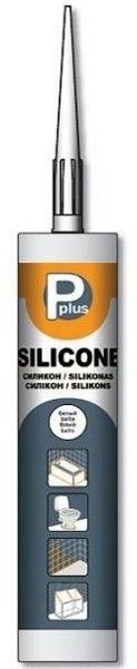 Герметик силиконовый P PLUS Silicone бесцветный 280 мл (01-4-1-072) купить в сети строительных магазинов Мастак