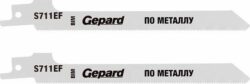 Полотно для сабельной пилы GEPARD по металлу S711EF 150 мм 2 штуки (GP0614-23) купить в сети строительных магазинов Мастак