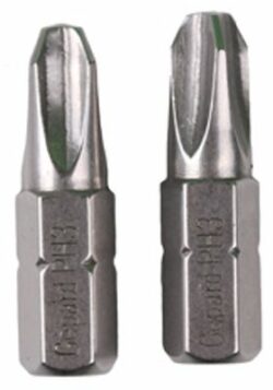 Бита для шуруповерта магнитная PH2 25 мм GEPARD 20 штук (GP3601-25) купить в сети строительных магазинов Мастак