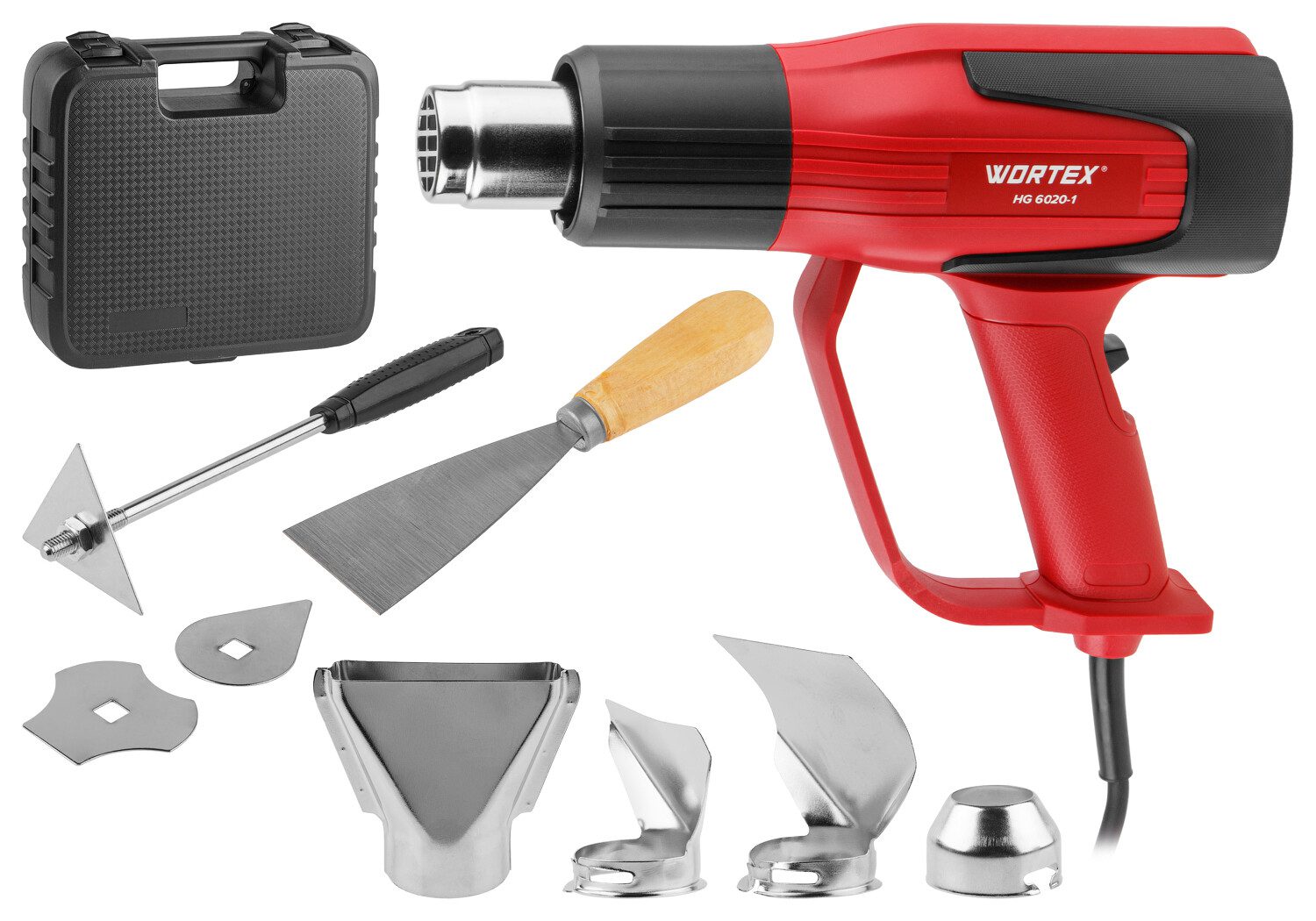 Фен строительный (термовоздуходувка) WORTEX HG 6020-1 (0334327) купить в Мастак Фен строительный (термовоздуходувка) WORTEX HG 6020-1 (0334327) купить в сети строительных магазинов Мастак