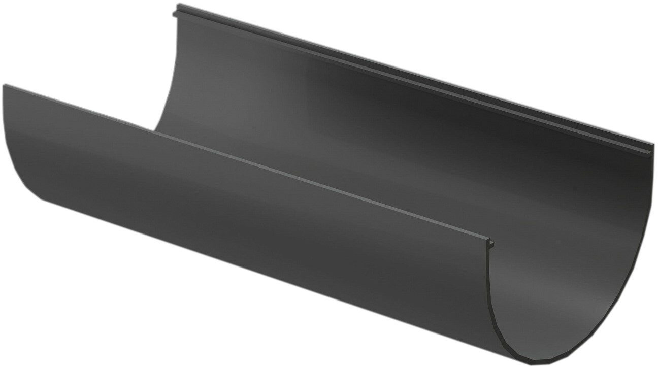 Желоб ПВХ DOCKE Premium 120 мм 3 м графит купить в Мастак Желоб ПВХ DOCKE Premium 120 мм 3 м графит купить в сети строительных магазинов Мастак