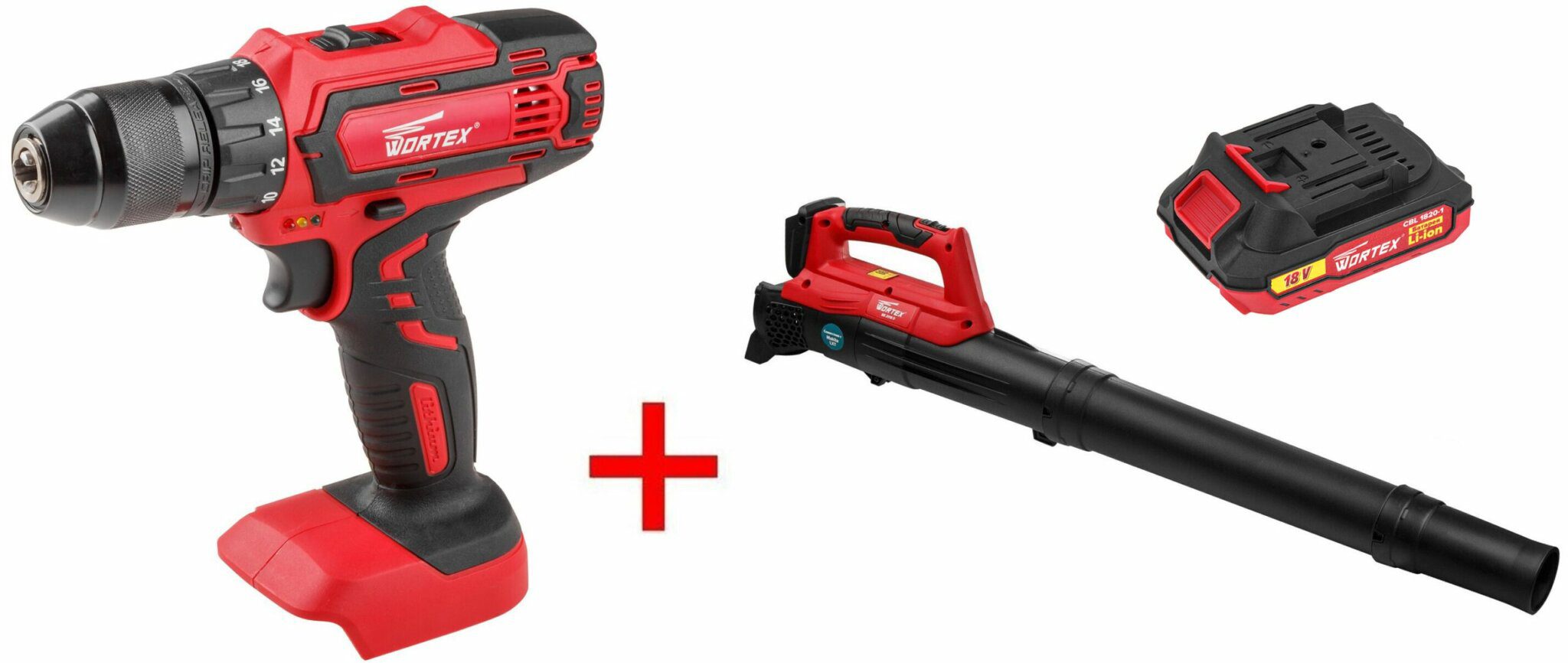 Дрель-шуруповерт аккумуляторная WORTEX BD 1825-1 DLi ALL1 и Воздуходувка аккумуляторная BB 2018 D ALL1 (1BBD001A29A2) купить в Мастак Дрель-шуруповерт аккумуляторная WORTEX BD 1825-1 DLi ALL1 и Воздуходувка аккумуляторная BB 2018 D ALL1 (1BBD001A29A2) купить в сети строительных магазинов Мастак