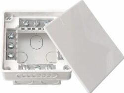 Коробка распределительная СП 95x95x53 мм BYLECTRICA КМ-212 купить в сети строительных магазинов Мастак