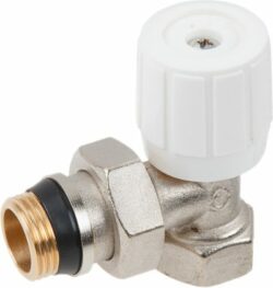 Кран вентильный для радиатора угловой 1/2" с наружной резьбой AV ENGINEERING (AVE394012) купить в сети строительных магазинов Мастак