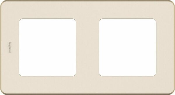 Рамка двухместная LEGRAND Inspiria слоновая кость (673941) купить в сети строительных магазинов Мастак