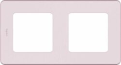 Рамка двухместная LEGRAND Inspiria розовая (673944) купить в сети строительных магазинов Мастак