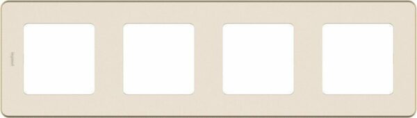 Рамка четырехместная LEGRAND Inspiria слоновая кость (673961) купить в сети строительных магазинов Мастак
