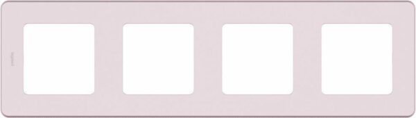 Рамка четырехместная LEGRAND Inspiria розовая (673964) купить в сети строительных магазинов Мастак