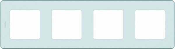 Рамка четырехместная LEGRAND Inspiria мятная (673965) купить в сети строительных магазинов Мастак