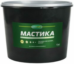 Мастика битумно-каучуковая OILRIGHT Бикор 2 кг (8031) купить в сети строительных магазинов Мастак