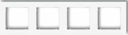 Рамка четырехместная KARLIK Mini белый (MR-4) купить в сети строительных магазинов Мастак