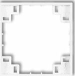 Вставка в рамку KARLIK Mini белый (MRP-1 ) купить в сети строительных магазинов Мастак