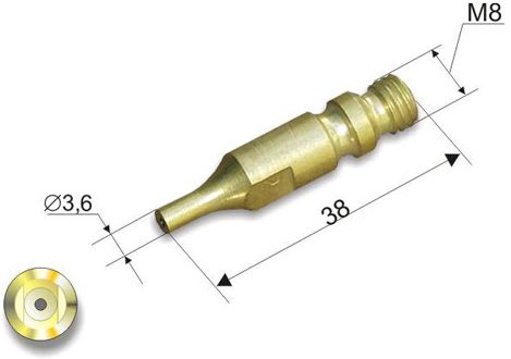 Мундштук внутренний ДОНМЕТ №1П к резаку Р3 300 П (337.104.01) купить в Мастак Мундштук внутренний ДОНМЕТ №1П к резаку Р3 300 П (337.104.01) купить в сети строительных магазинов Мастак