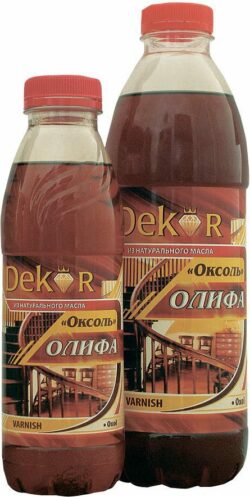 Олифа DEKOR Оксоль 1 л (21-953) купить в сети строительных магазинов Мастак