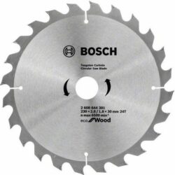 Диск пильный 230х30 мм 24 зуба BOSCH Eco for Wood (2608644381) купить в сети строительных магазинов Мастак