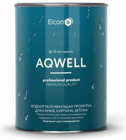 Пропитка гидрофобизирующая кремнийорганическая ELCON Aqwell 0