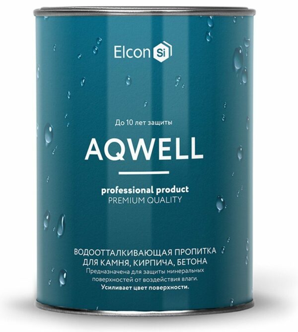 Пропитка гидрофобизирующая кремнийорганическая ELCON Aqwell 0