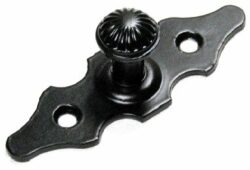 Ручка мебельная кнопка STARFIX РМ-1 черный матовый (SMP-23087-1) купить в сети строительных магазинов Мастак