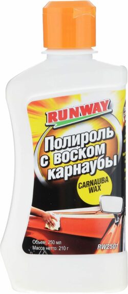 Полироль RUNWAY Carnauba Wax 250 мл (RW2501) купить в сети строительных магазинов Мастак